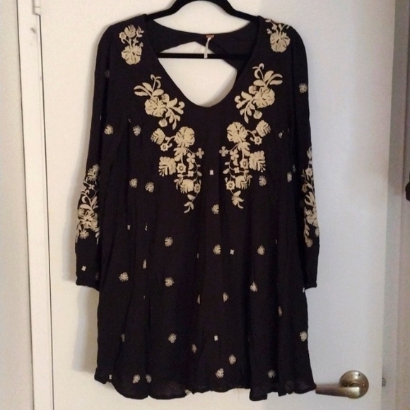 Free People "Sweet Tennessee" Embroider Mini Dress. - Picture 2 of 14